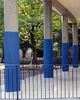 Wand- en pilaarbeschermer - Arte Viva Pillar / Wall Guard - geribbeld - 200 x 100 cm - grijs - per stuk