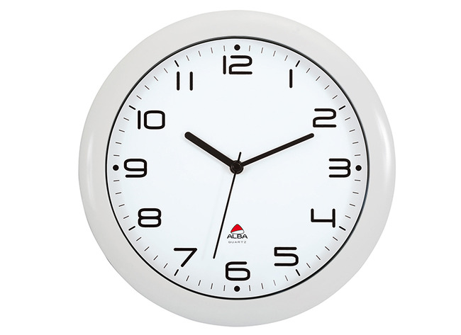 Klok - Wandklok - Alba - Stil - Wit - Per Stuk