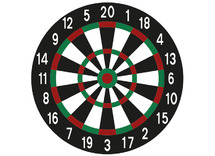 Speelplaatsmarkering - Decomark darts xxl