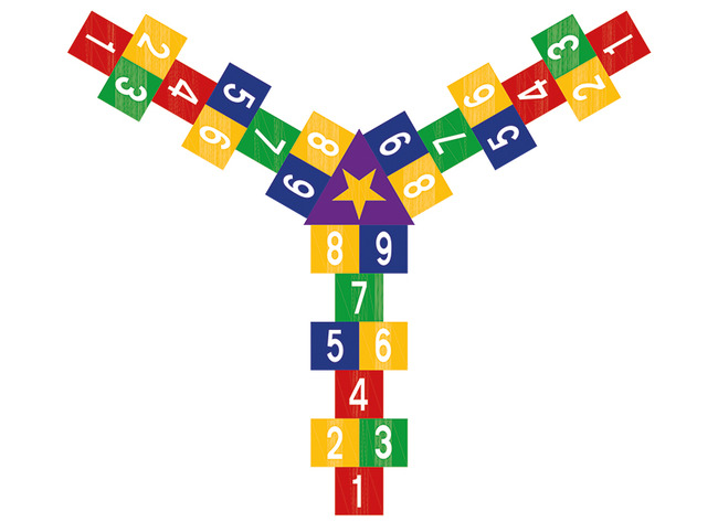 Speelplaatsmarkering - Decomark 3d Hinkelspel