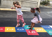 Speelplaatsmarkering - decomark hinkelspel