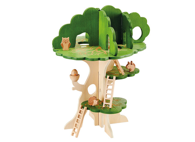 Speelgoed Boomhut - Tickit - Hout - Per Set