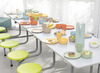 Eetgerei - kommetje - bioplastic - 13 cm - groen - set van 6