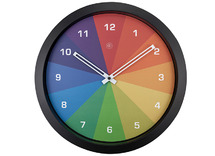 Klok - Nextime - Kleurrijke wandklok 36cm - per stuk