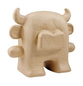Papier - Mache - Totemdieren - stier - per stuk