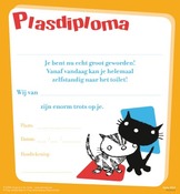 Plasdiploma - pim en pom - per stuk
