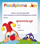 Plasdiploma - jokie - per stuk