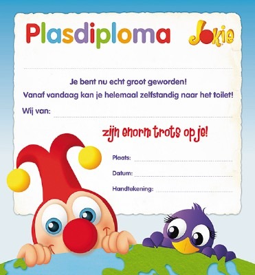 Plasdiploma - Jokie - Per Stuk