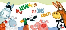 Welkomskaarten - vrolijke diertjes 25st. - per stuk