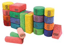 Bouwset - Korxx Form C Mix - kurk - set van 56 assorti