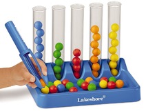 Vorm- en kleur - lakeshore - tweezer kleuren sorteerspel