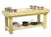 Werktafel - werkbank - 115 x 44 x 56 cm - hout - per stuk