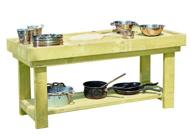Werktafel - Werkbank - 115 X 44 X 56 Cm - Hout - Per Stuk