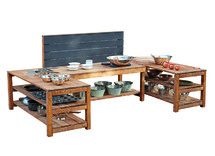 Werktafel - U-werkbank - hout - per stuk