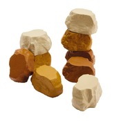CONSTRUCTIE - BLOKKEN -XXL - FOAM ROTSBLOKKEN - SET VAN 25
