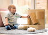 Open ended play - montessori - tts - houten tunnelwand