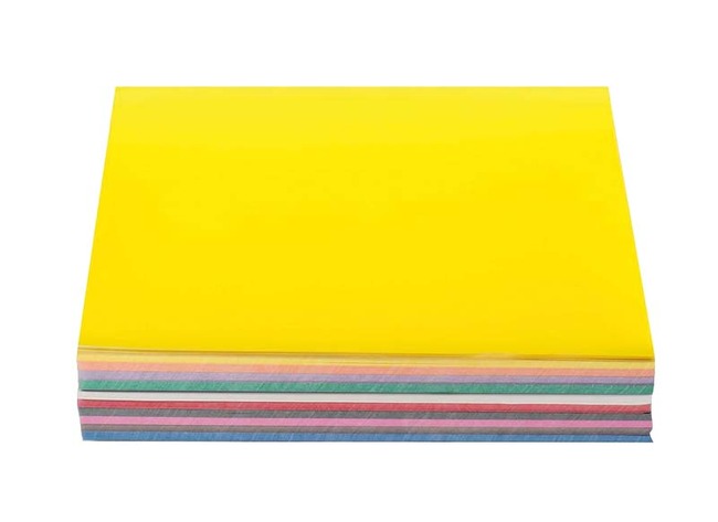 Knutselpapier - Glanspapier - Vouwbladen - 20 X 20 Cm - Verschillende Kleuren - Set Van 500