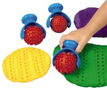 Boetseren - rollen - boetseerrollen - plastic - set van 3 assorti