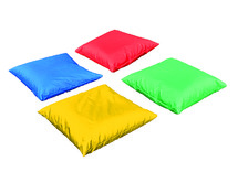 Kussens - indoor en outdoor - XL - 75 x 75 cm - waterproof - set van 4 assorti