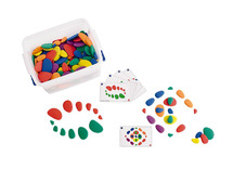 Kleur en vorm - EDX Education - vormen - regenboogstenen - voordeelpakket - set van 252 assorti