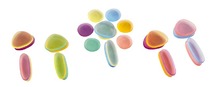 Regenboogstenen - Junior - Transparant 36St