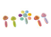 Regenboogstenen - junior - transparant 36st