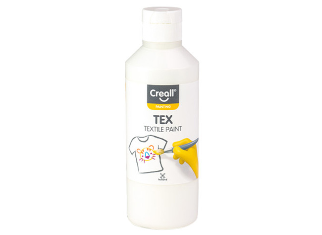Verf - Textiel - Creall - Tex - 250 Ml - Wit - Per Stuk