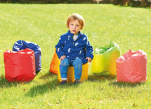 Zitzak - indoor en outdoor - waterproof - set van 6 assorti