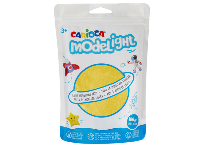 Boetseer - Modelleerpasta - Gekleurd - Licht - P/kl - Geel - Per Stuk