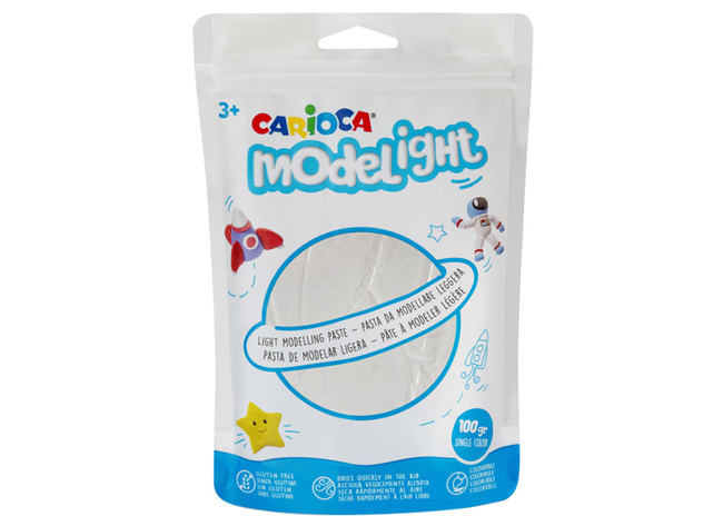 Boetseer - Modelleerpasta - Gekleurd - Licht - P/kl - Wit - Per Stuk