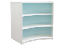 Kast - Rondo - 1/8 - 114 cm - onderstel beuk - rugleuning appelgroen - per stuk