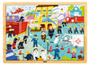 Puzzel - hout - 48-delig - de brandweer