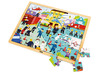 Puzzel - hout - 48-delig - de brandweer