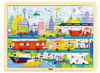 Puzzel - hout - 48-delig - transport