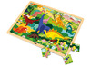 Puzzel - hout - 48-delig - dinowereld