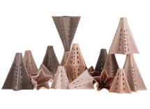 Constructie - blokken - kunststof - eco - stapelbekers - set van 20