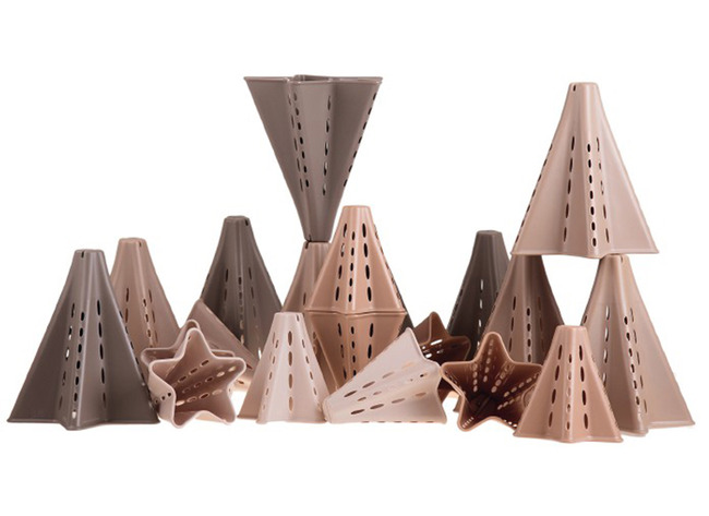 Constructie - Blokken - Kunststof - Eco - Stapelbekers - Set Van 20