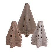 CONSTRUCTIE - BLOKKEN - KUNSTSTOF - ECO - STAPELBEKERS - SET VAN 20