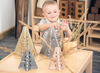 Constructie - blokken - kunststof - eco - stapelbekers - set van 20