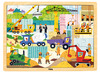 Puzzel - hout - 48-delig - de bouwplaats