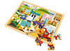 Puzzel - hout - 48-delig - de bouwplaats