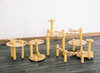 Constructie - blokken - hout - eco - alice sharp wondere bouwwereld - set van 86