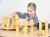 Constructie - blokken - hout - eco - alice sharp wondere bouwwereld - set van 86