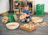 Constructie - blokken - hout - eco - alice sharp wondere bouwwereld - set van 86