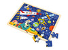 Puzzel - hout - 48-delig - de ruimte