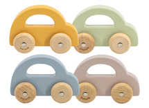 Voertuigen - Viga - auto - hout - set van 4