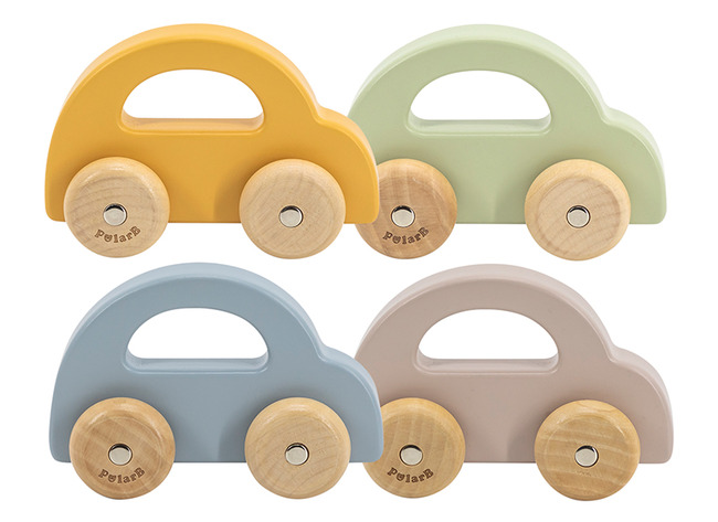 Voertuigen - Viga - Auto - Hout - Set Van 4