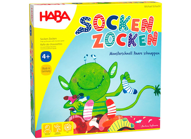 Kleur En Vormherkenning - Haba - Sokken Zoeken - Per Spel