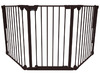 Veiligheidshekken - 3-panelen hek - wit, zwart