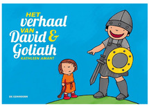 Verhalenprenten 3+ - kamishibai theater - meerdere verhalen - het verhaal van david en goliath - per stuk